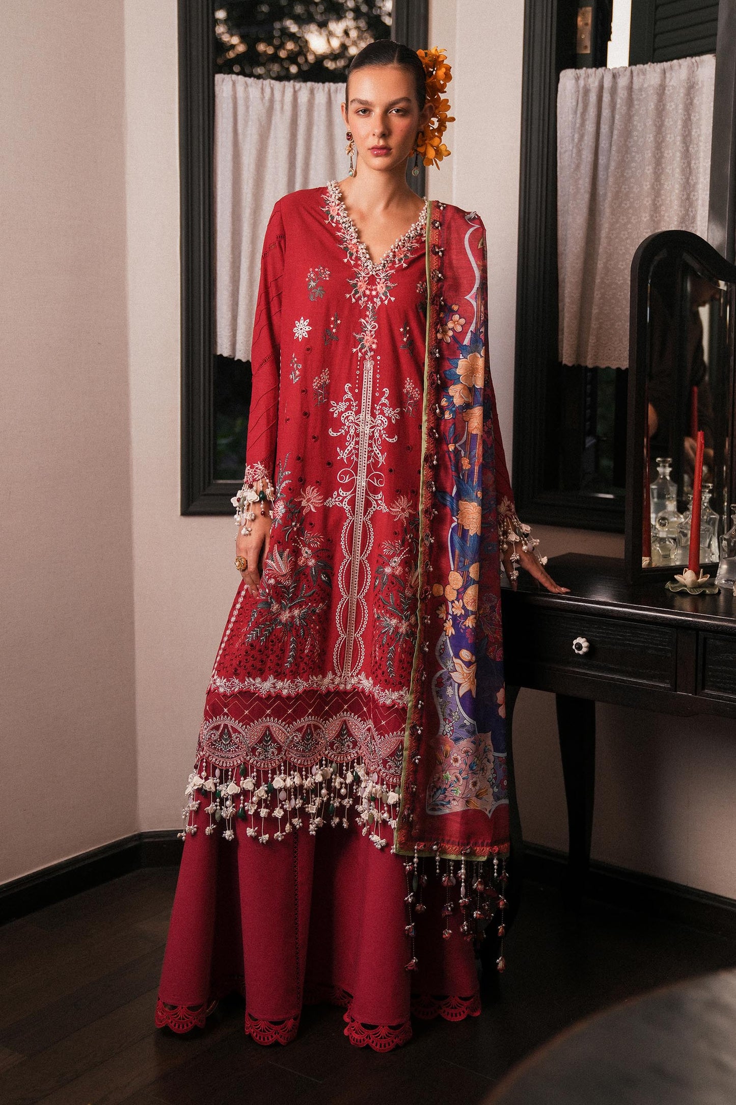 Sana Safinaz 9-A Luxury Lawn Stitched (2025)