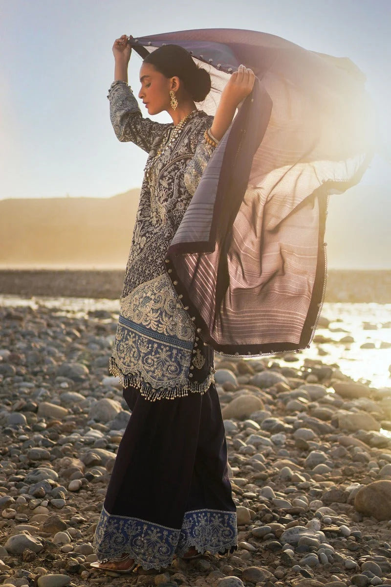 Sana Safinaz 9-B Luxury Lawn Stitched (2023)