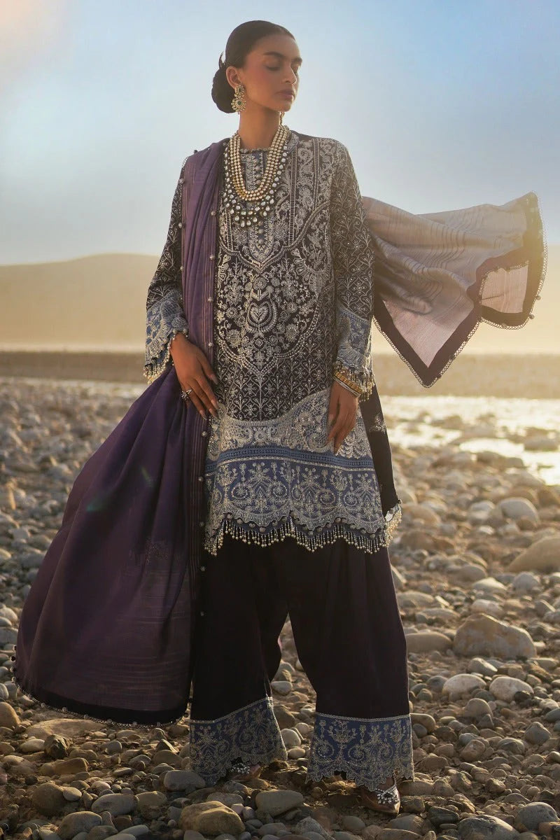 Sana Safinaz 9-B Luxury Lawn Stitched (2023)