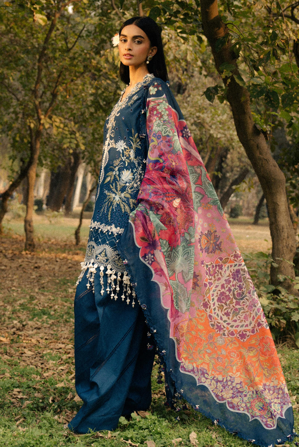 Sana Safinaz 9-B Luxury Lawn Stitched (2025)