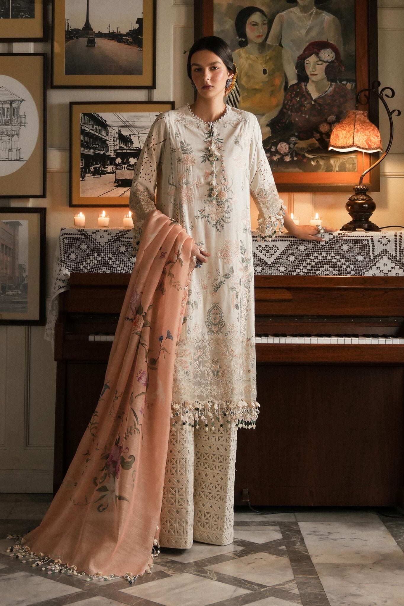 Sana Safinaz 3-A Luxury Lawn Stitched