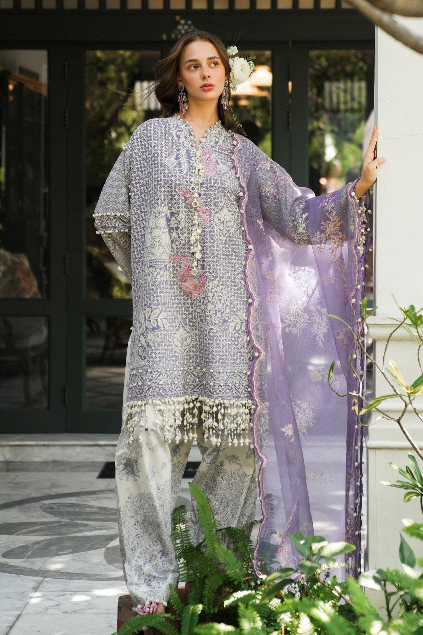 Sana Safinaz 4-B Luxury Lawn Stitched
