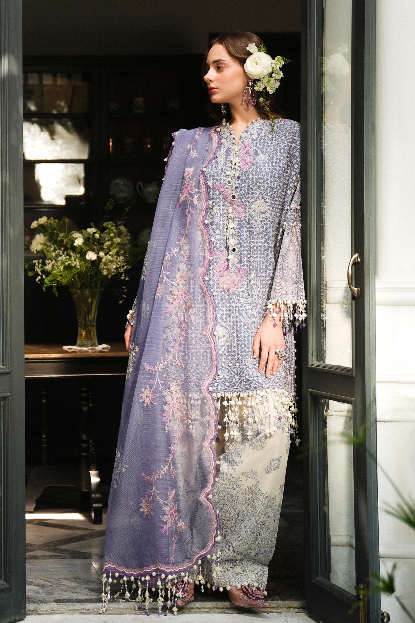 Sana Safinaz 4-B Luxury Lawn Stitched